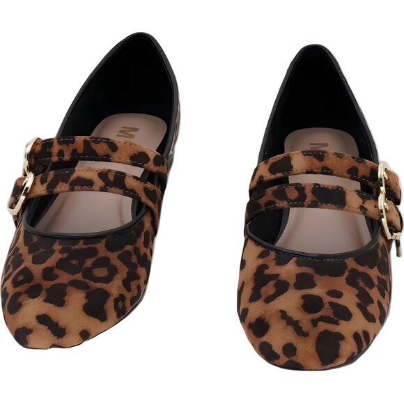 MIA Radia-N Leopard Double Buckle Mary Jane Flats for Women 6M US - Picture 5 of 6